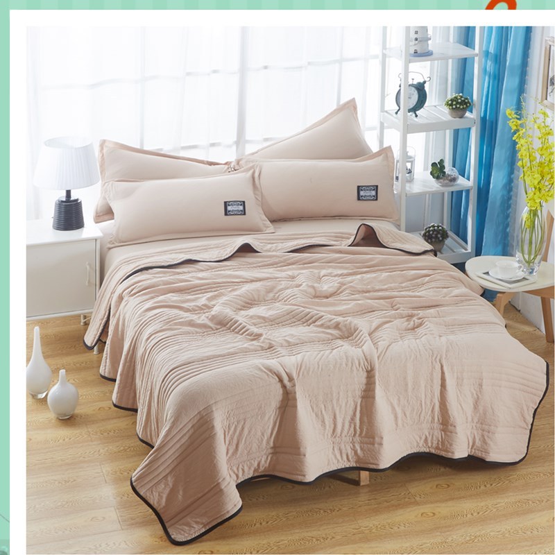 Cooling Blankets Pure Color Summer Quilt Compressible Air-conditioning Quilt