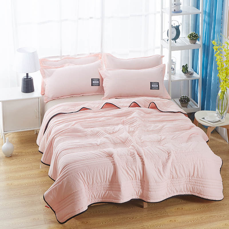 Cooling Blankets Pure Color Summer Quilt Compressible Air-conditioning Quilt