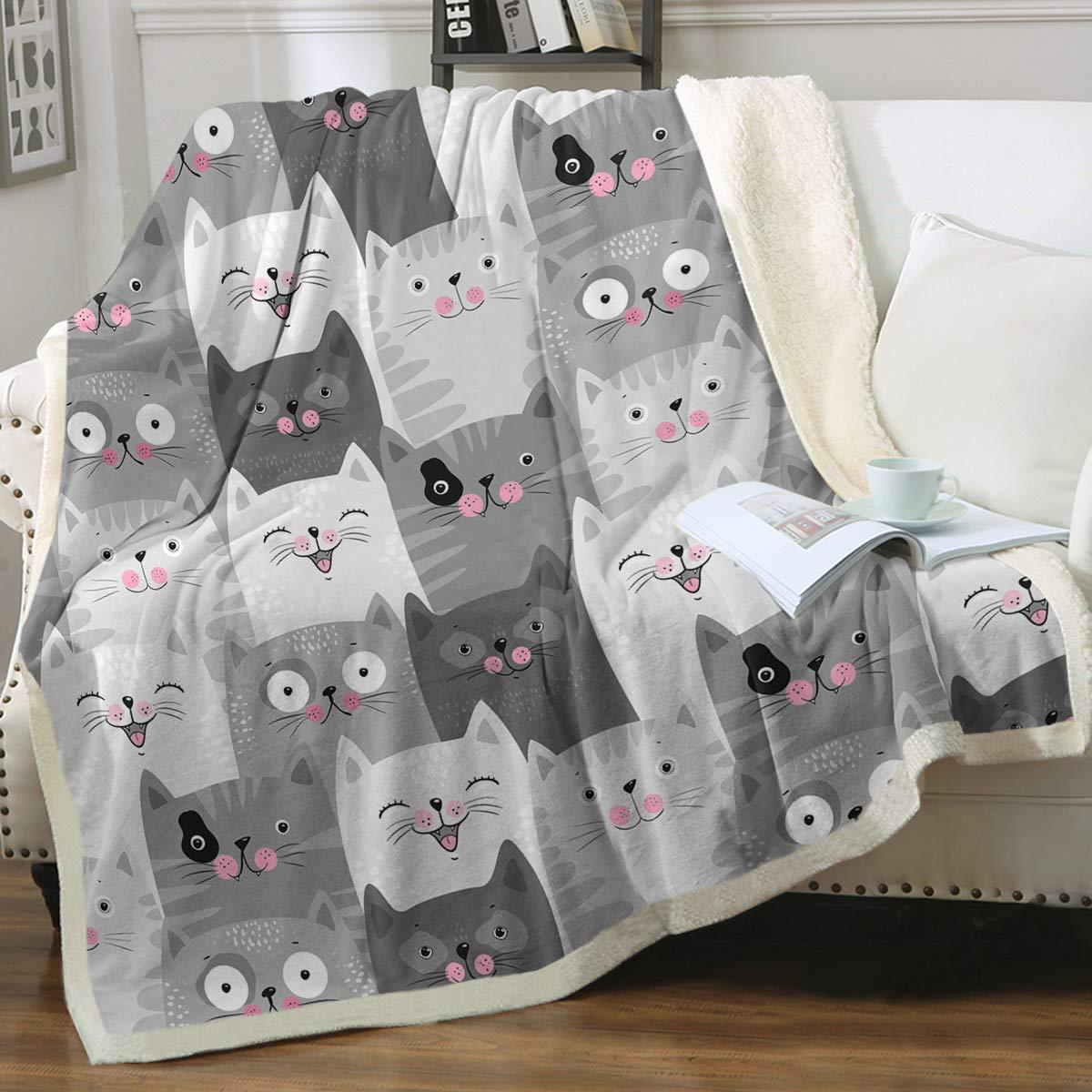 Animal Pattern Printing Double Layer Blanket