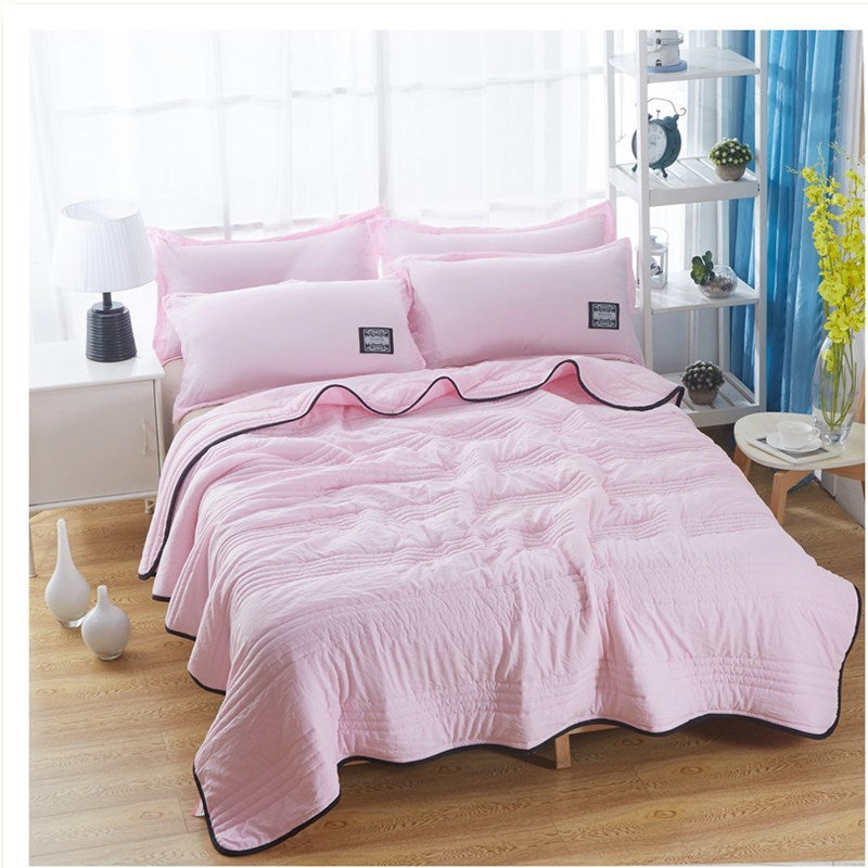 Cooling Blankets Pure Color Summer Quilt Compressible Air-conditioning Quilt