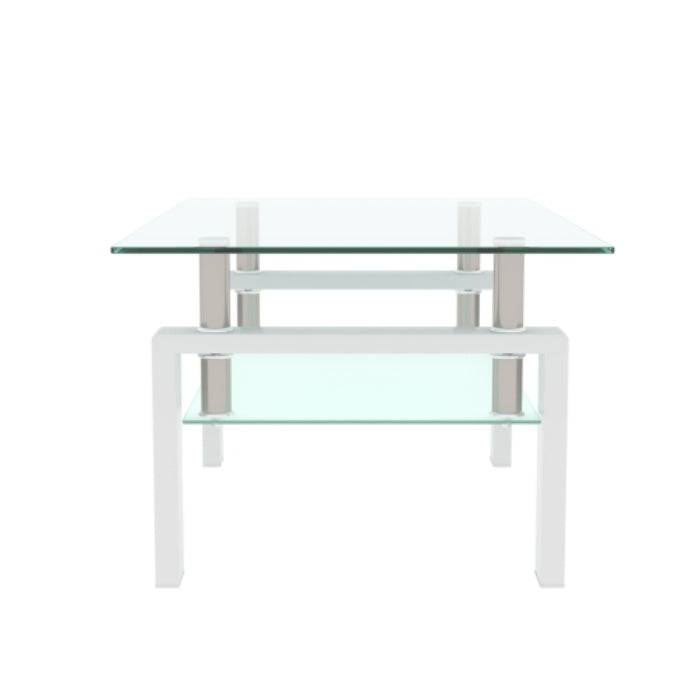 White Coffee Table, Modern Side Center Tables