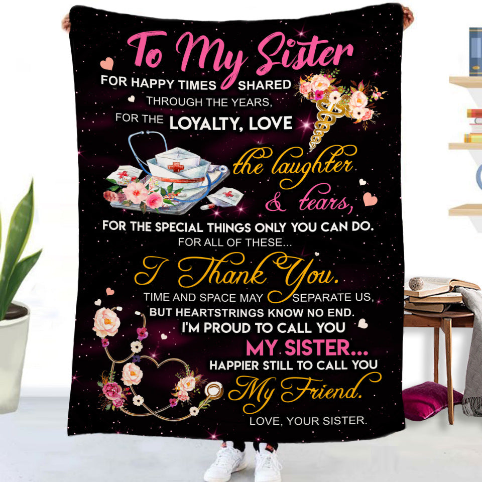 Sister Series Double-sided Flannel Blankets