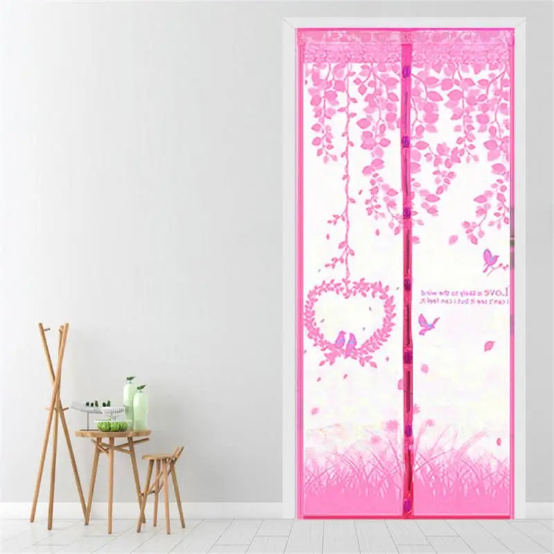 Magnetic Mosquito Screen Door Curtain Bright Colors and Firm Workmanship