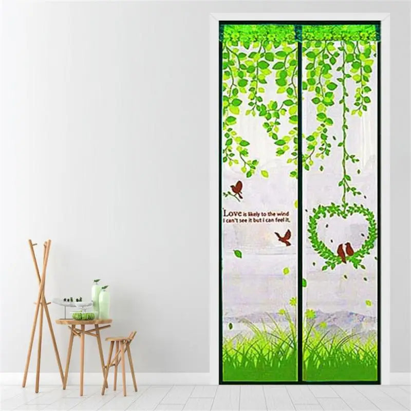 Magnetic Mosquito Screen Door Curtain Bright Colors and Firm Workmanship