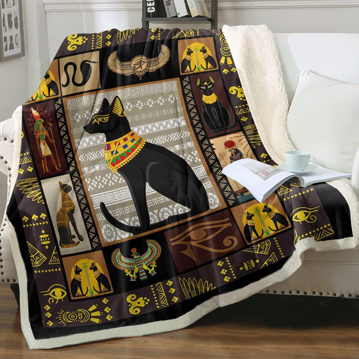 Animal Pattern Printing Double Layer Blanket