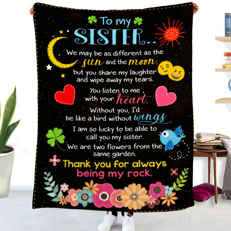 Sister Series Double-sided Flannel Blankets