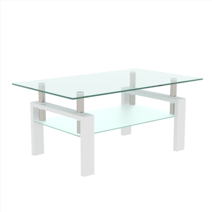 White Coffee Table, Modern Side Center Tables