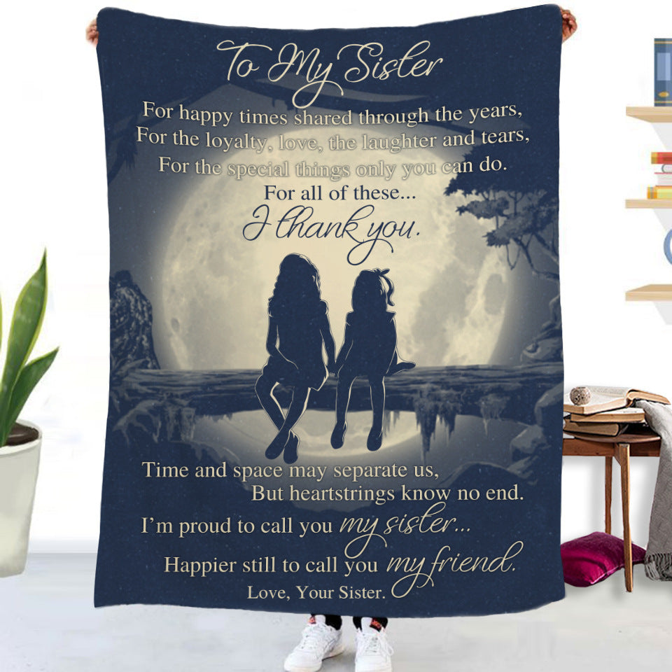 Sister Series Double-sided Flannel Blankets